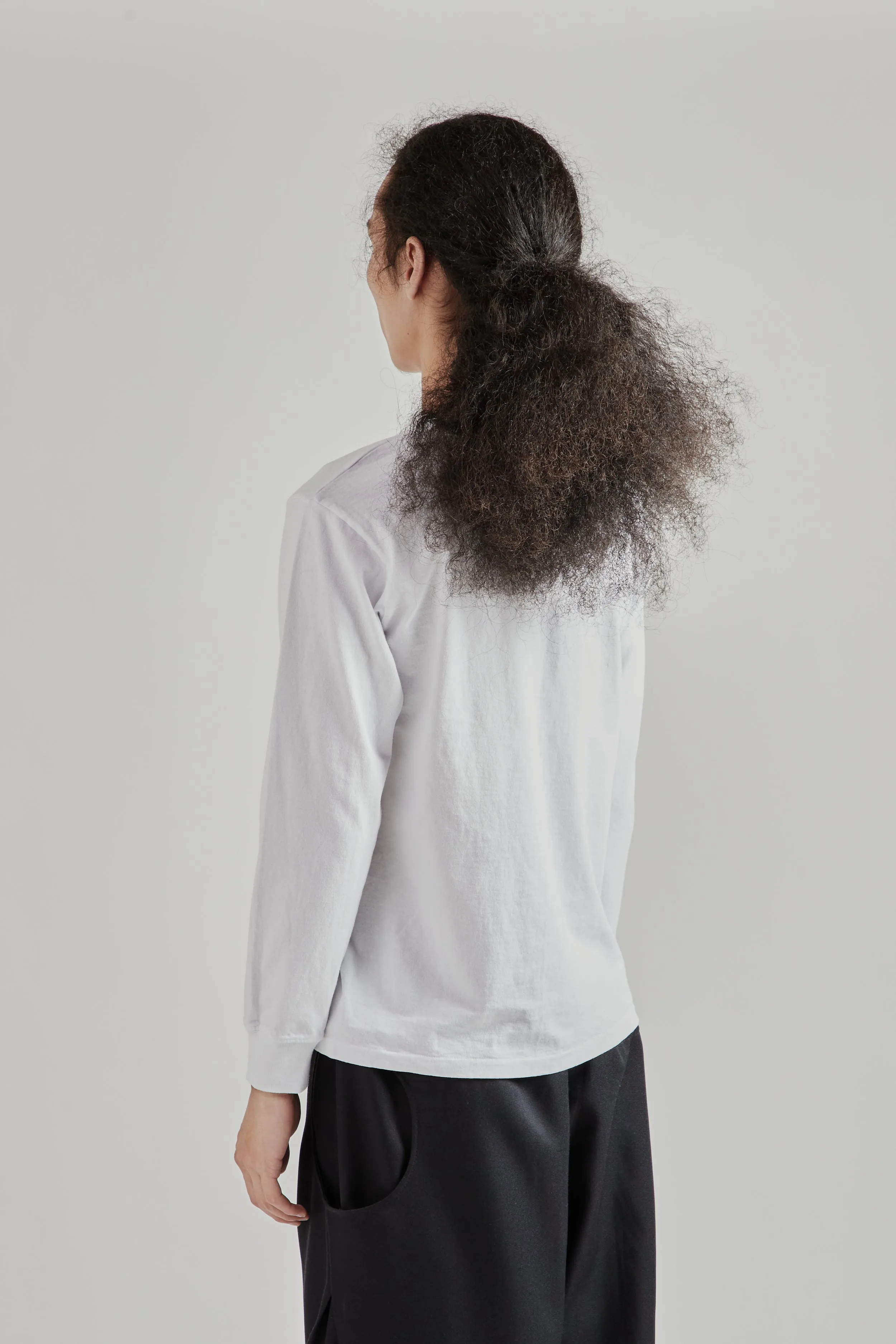 Pigment Long Sleeve Pocket Tee - White sold by Wallace Mercantile product image thumbnail 5