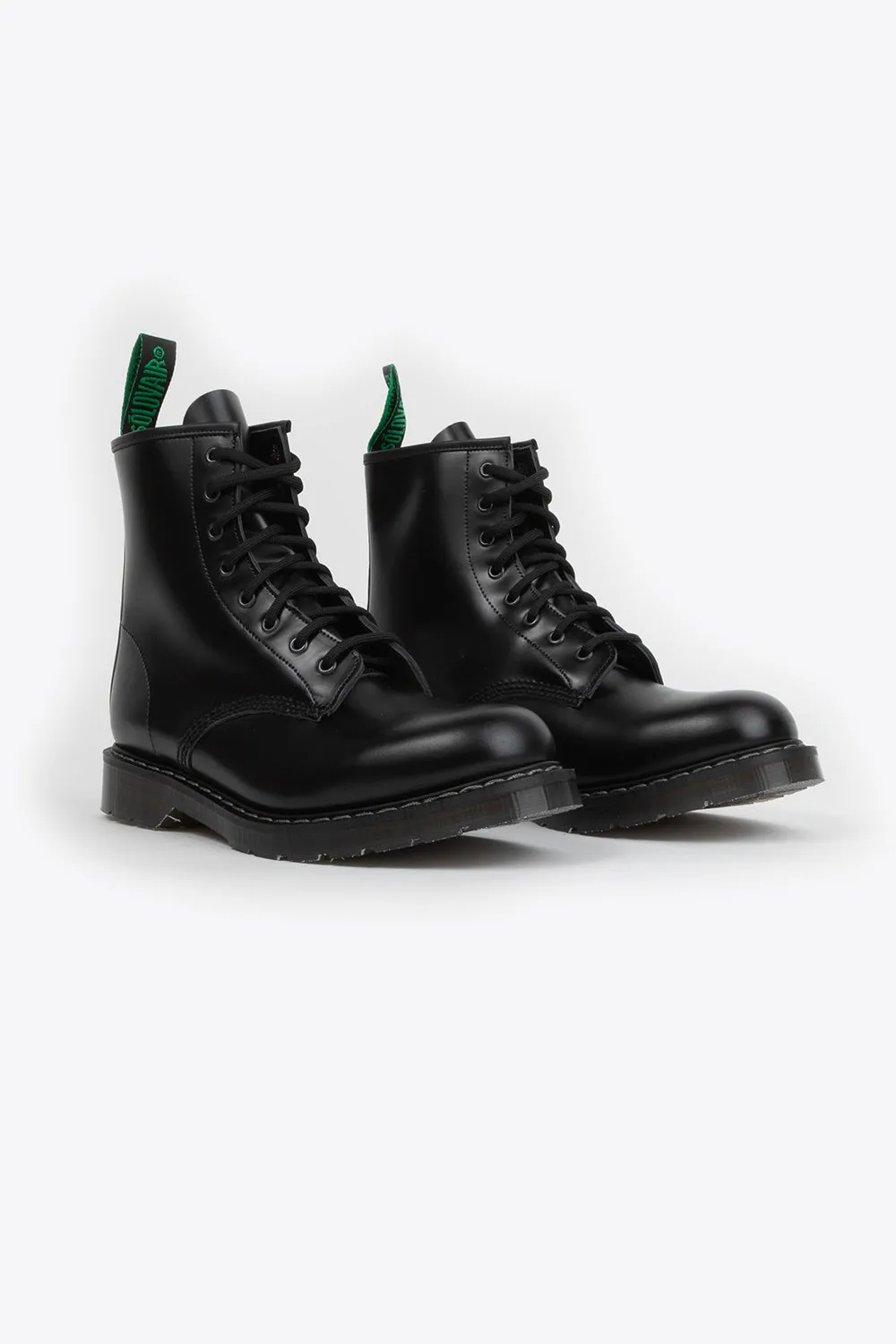 8 Eye Derby Boot - Black Hi-Shine sold by Wallace Mercantile product image thumbnail 2
