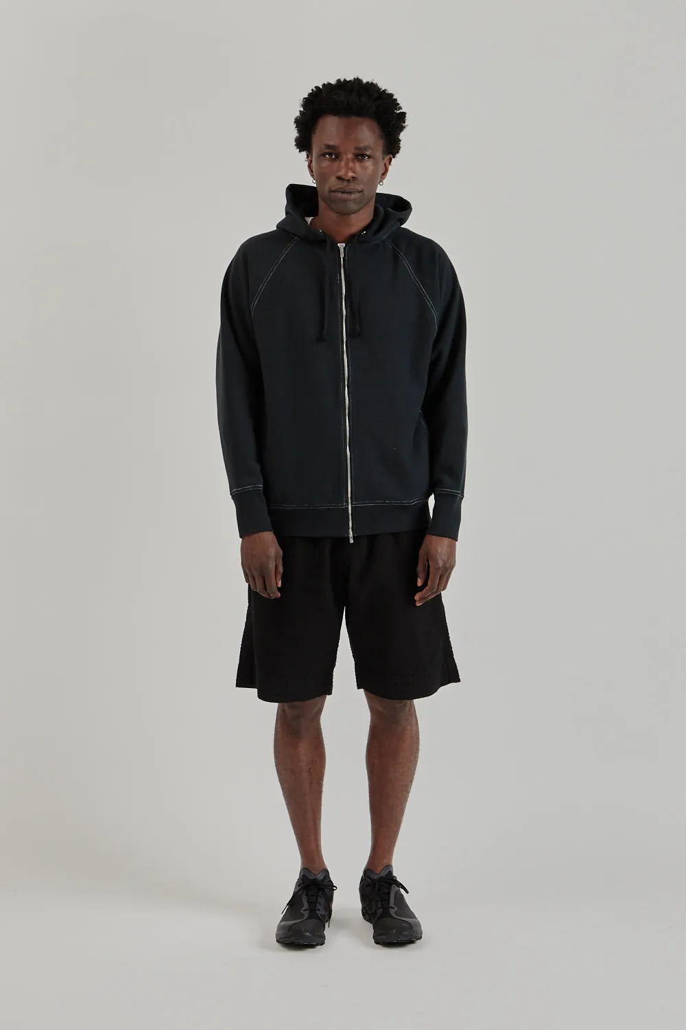 Jumberca Urake Zipup Hoodie - Black/White Stich sold by Wallace Mercantile product image thumbnail 3