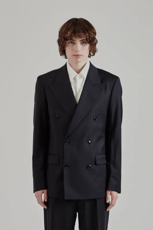 Double-Breast Blazer - Pinstripe made by Wallace Mercantile