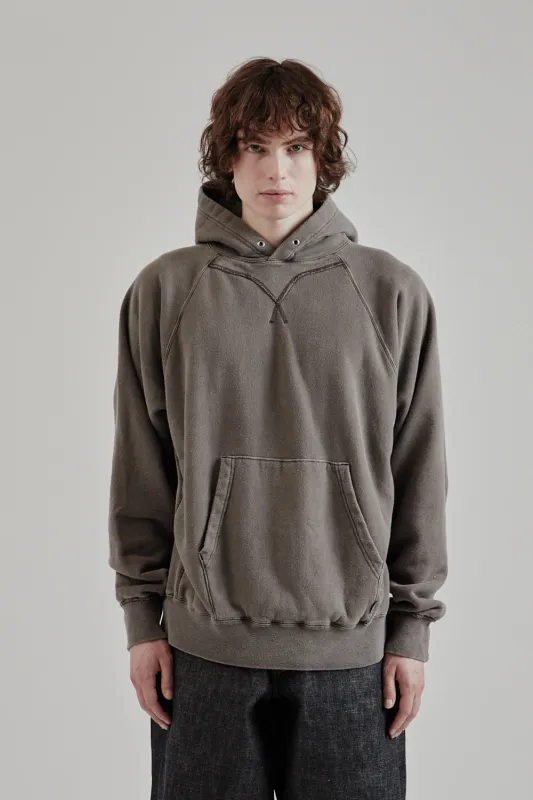 Pigment Dye Hoodie - Dark Purple sold by Wallace Mercantile