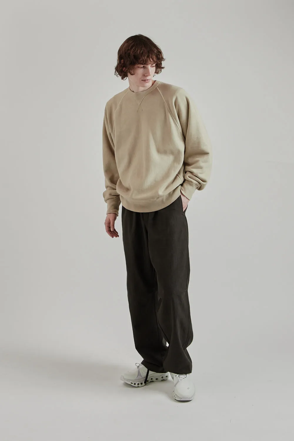 Pigment Dye Sweater - Smoke White sold by Wallace Mercantile product image thumbnail 2