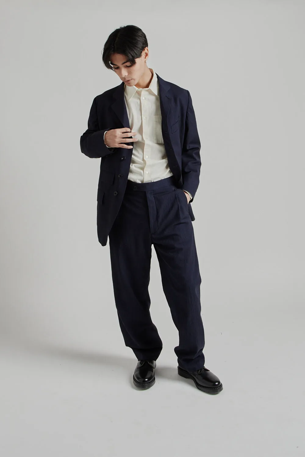 Sack Coat - Navy sold by Wallace Mercantile product image thumbnail 2