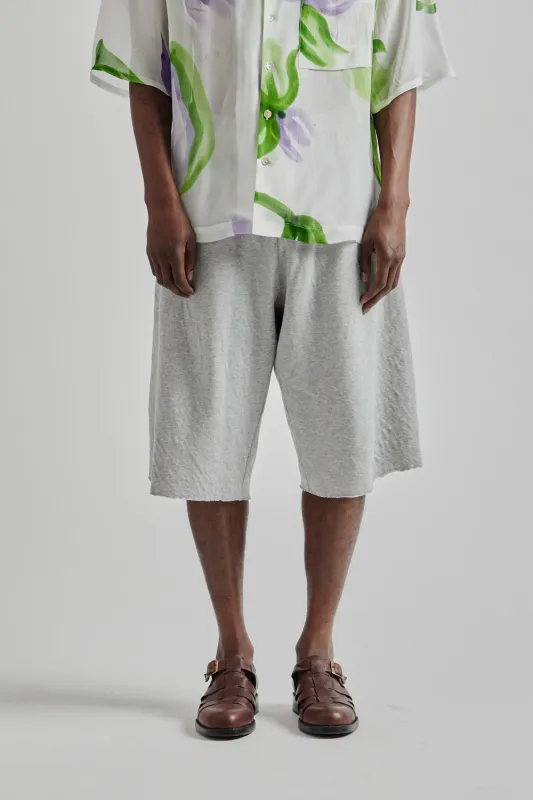 Earl Sweatshort - Heather Grey sold by Wallace Mercantile