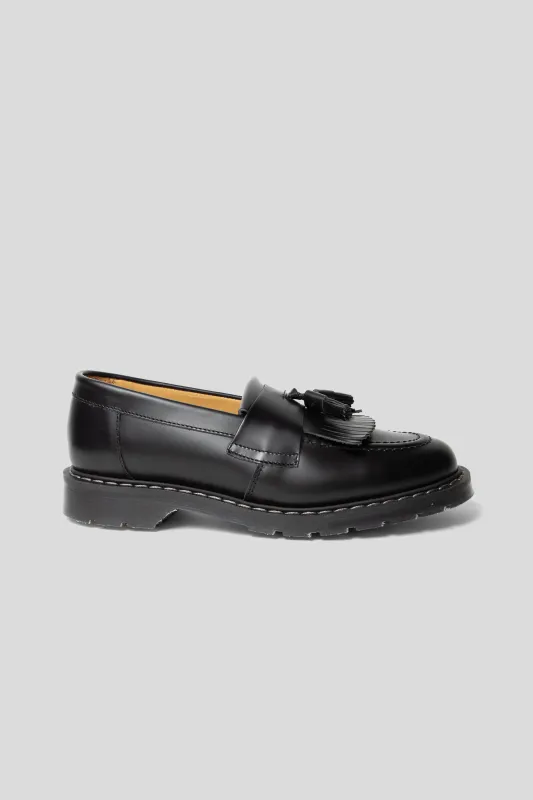 Tassel Loafer - Black Hi-Shine sold by Wallace Mercantile