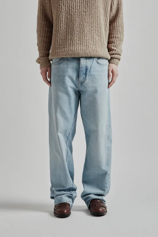 Wide Twist Jeans - Light Vintage sold by Wallace Mercantile