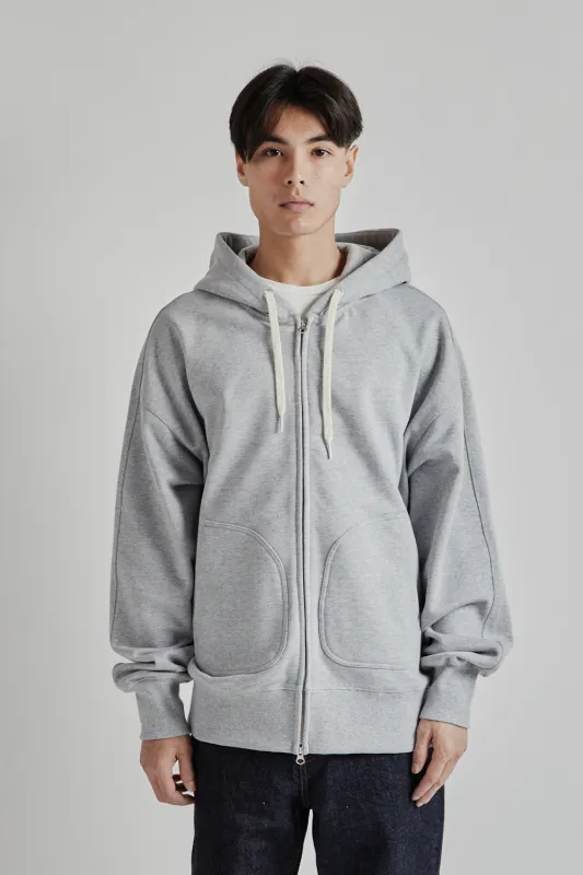 OG Heavyweight Hood Zip-up Parka - Gray sold by Wallace Mercantile
