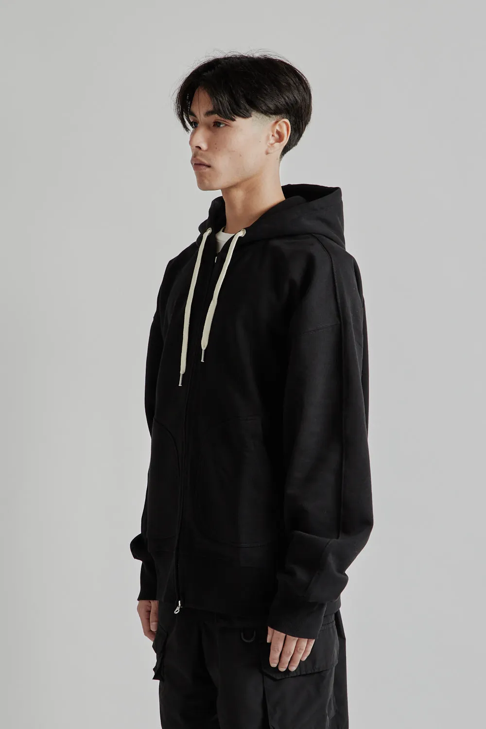 OG Heavyweight Hood Zip-up Parka - Black sold by Wallace Mercantile product image thumbnail 4