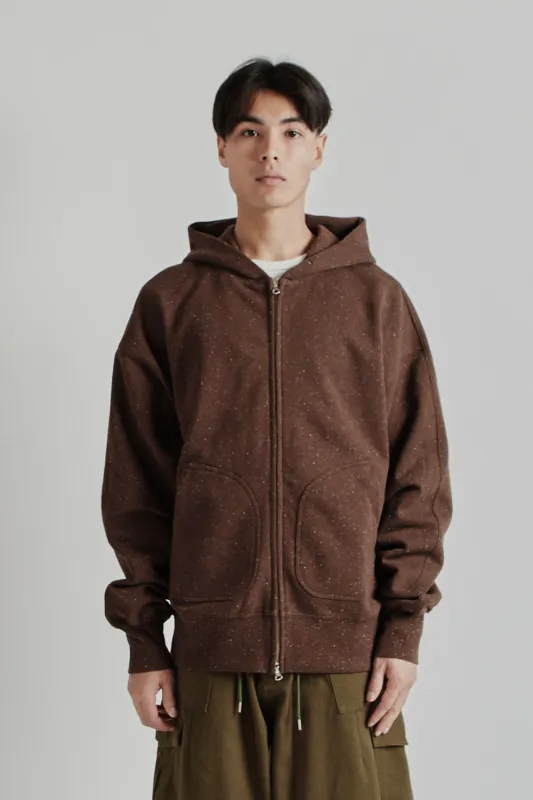 OG Bocaci Heavyweight Hood Zip-up Parka - Dark Brown sold by Wallace Mercantile