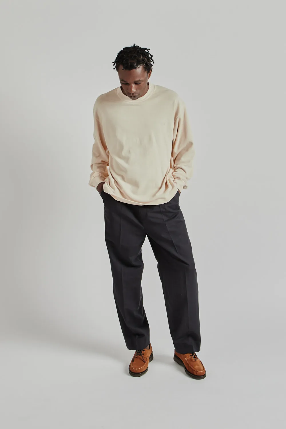 Suvin Plating L/S Tee - Sand Pink sold by Wallace Mercantile product image thumbnail 2