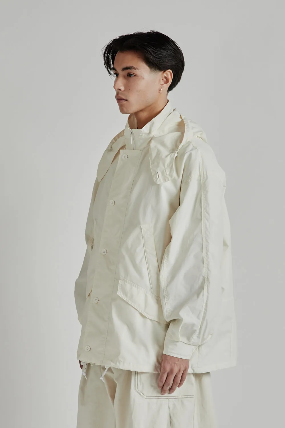 Hoodie Jacket - Off White x White sold by Wallace Mercantile product image thumbnail 4