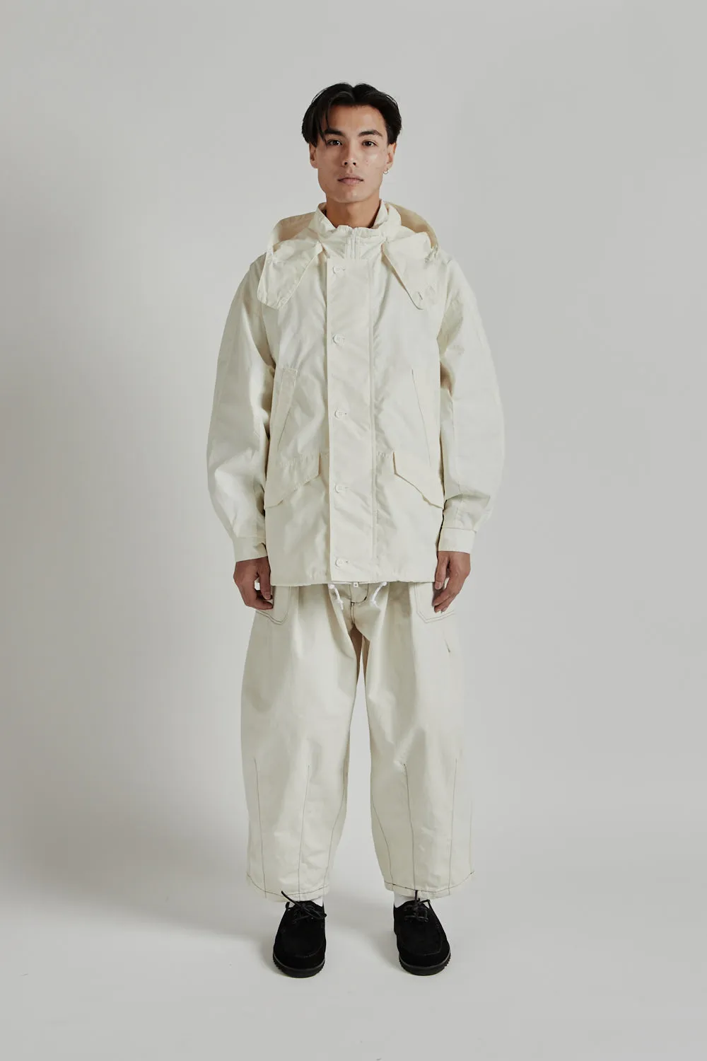 Hoodie Jacket - Off White x White sold by Wallace Mercantile product image thumbnail 3