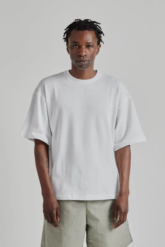 Suvin Supima Tube Tee Light - White sold by Wallace Mercantile