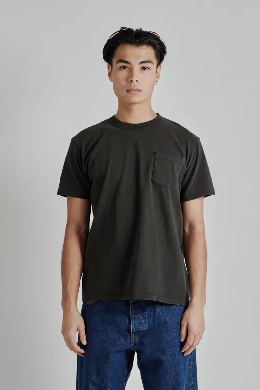 Pigment Dyed Pocket Tee - Black sold by Wallace Mercantile