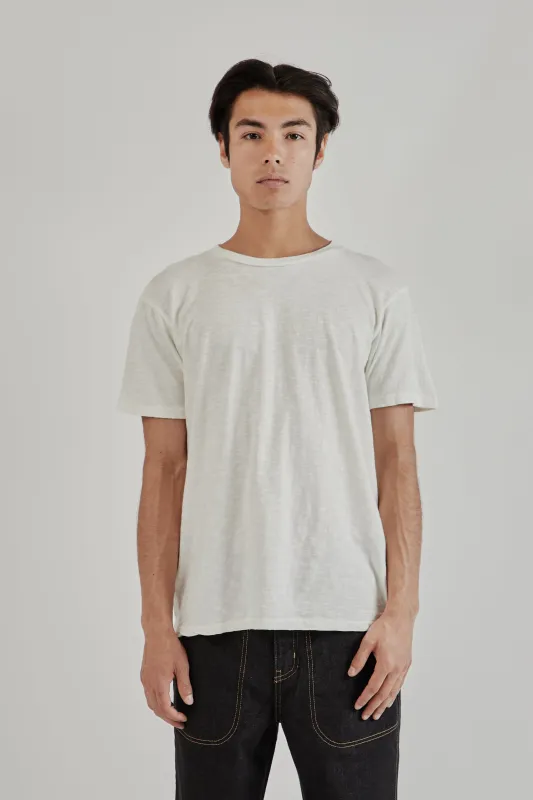Rolled Regular Short Sleeve Tee - White sold by Wallace Mercantile
