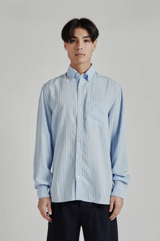 Another Shirt 1.0 - Sky Bue Stripe sold by Wallace Mercantile