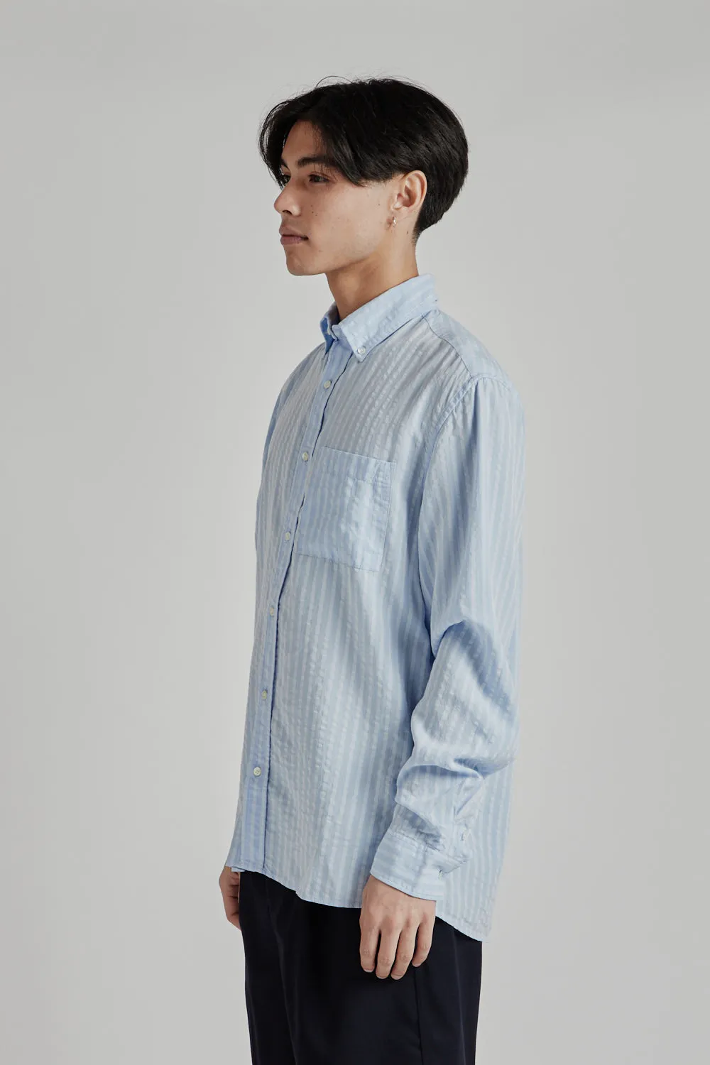 Another Shirt 1.0 - Sky Bue Stripe sold by Wallace Mercantile product image thumbnail 4
