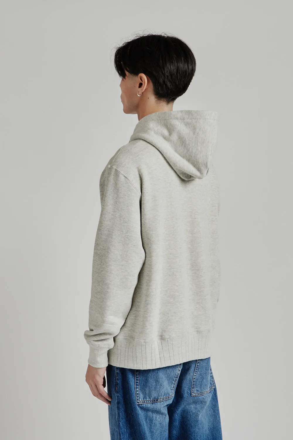 Loopwheeler Pullover Hoodie - Grey sold by Wallace Mercantile product image thumbnail 5