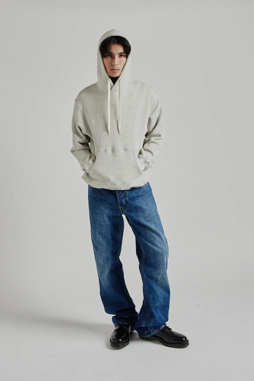 Loopwheeler Pullover Hoodie - Grey sold by Wallace Mercantile product image thumbnail 2
