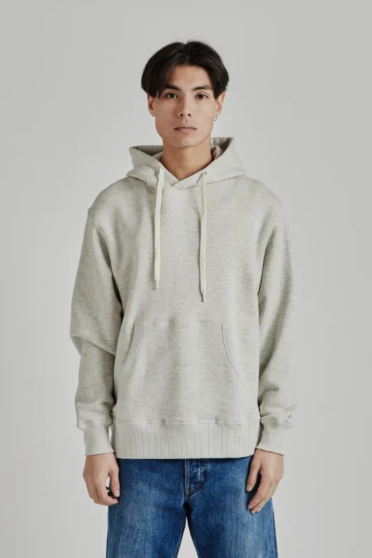 Loopwheeler Pullover Hoodie - Grey made by Velva Sheen