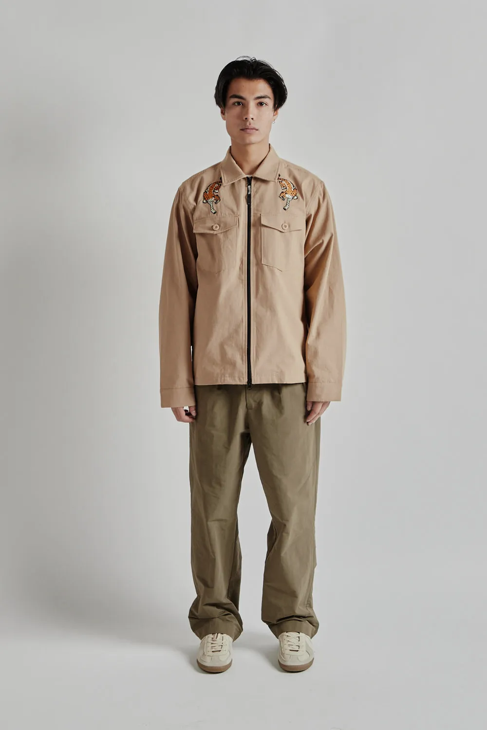 Double Pleated Pants 60/40 Cloth - Dusty Khaki sold by Wallace Mercantile product image thumbnail 3