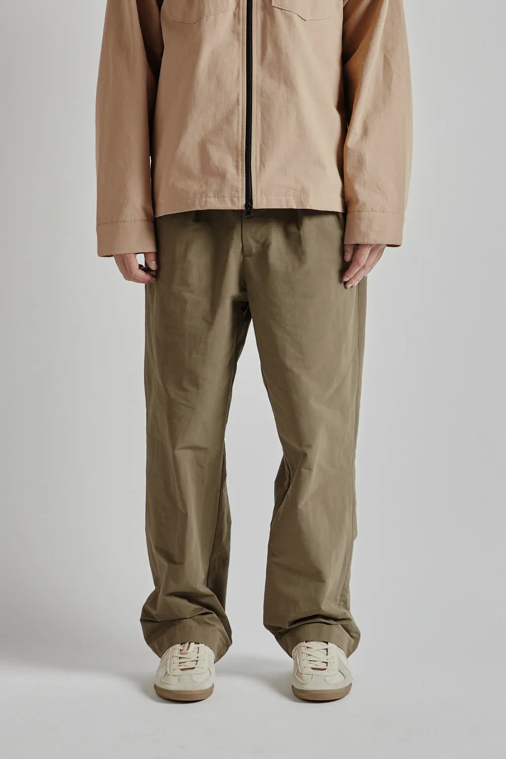 Double Pleated Pants 60/40 Cloth - Dusty Khaki sold by Wallace Mercantile