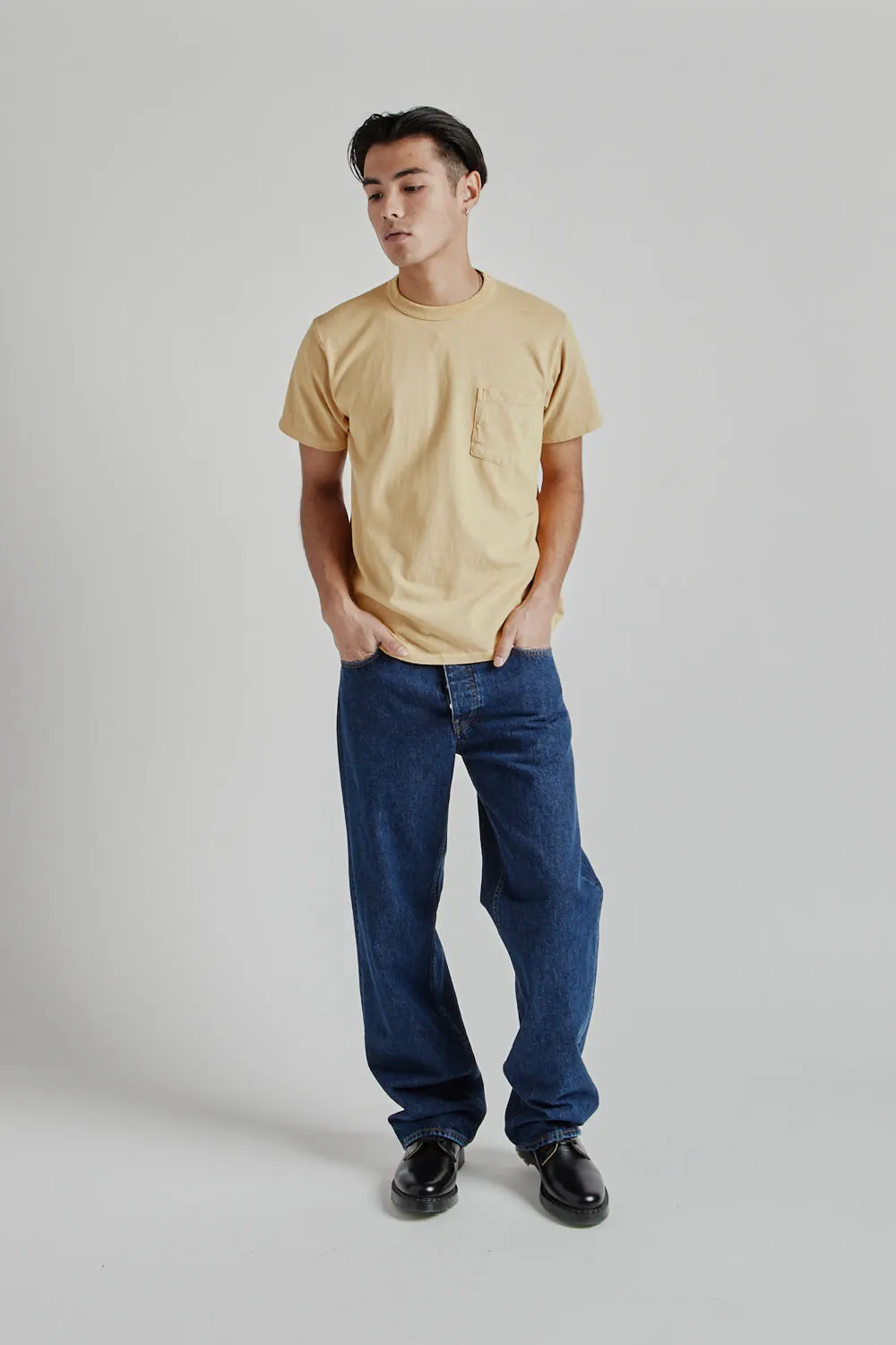 Pigment Dyed Pocket Tee - Ocker sold by Wallace Mercantile product image thumbnail 2