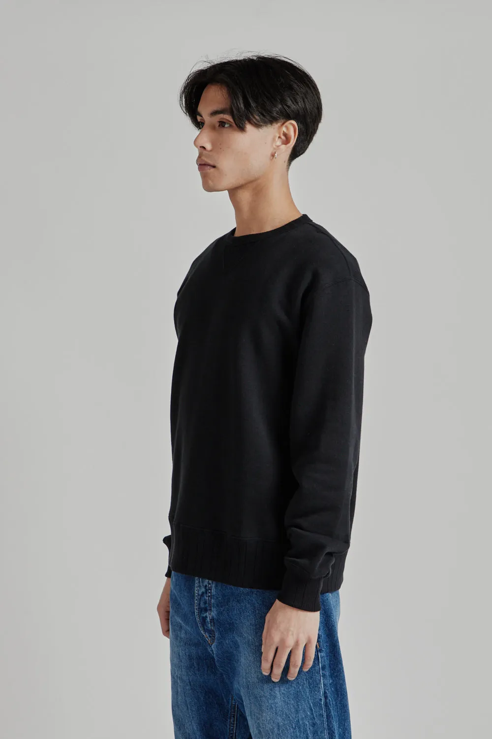 Loopwheeler Crew Sweat - Black sold by Wallace Mercantile product image thumbnail 4