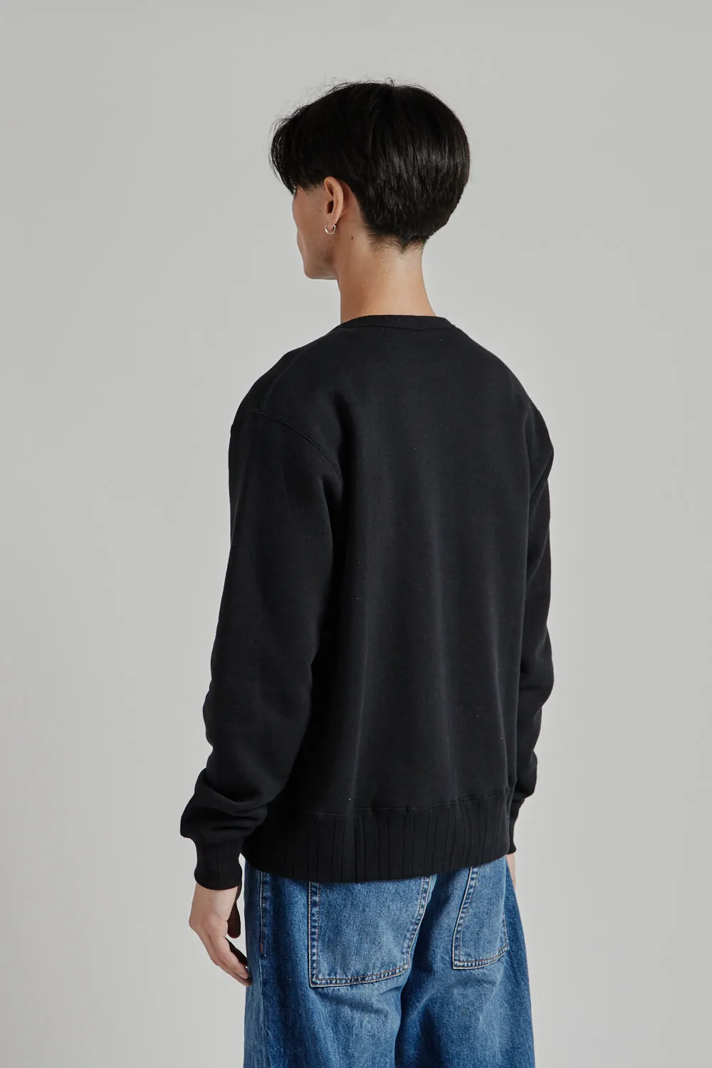 Loopwheeler Crew Sweat - Black sold by Wallace Mercantile product image thumbnail 5