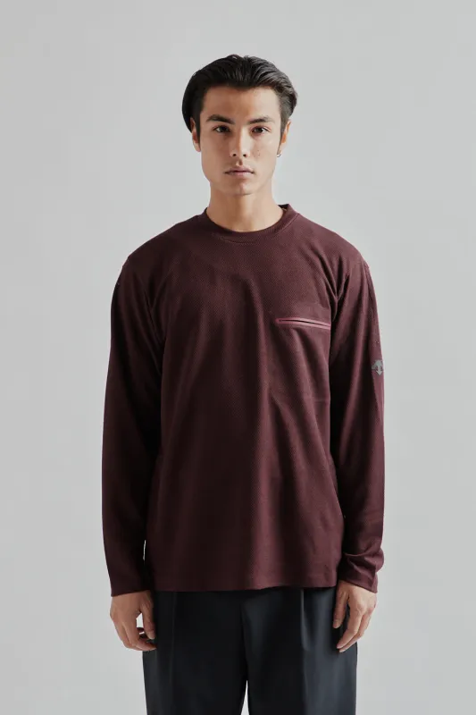 Thermal L/S T-Shirt - Burgundy Red sold by Wallace Mercantile
