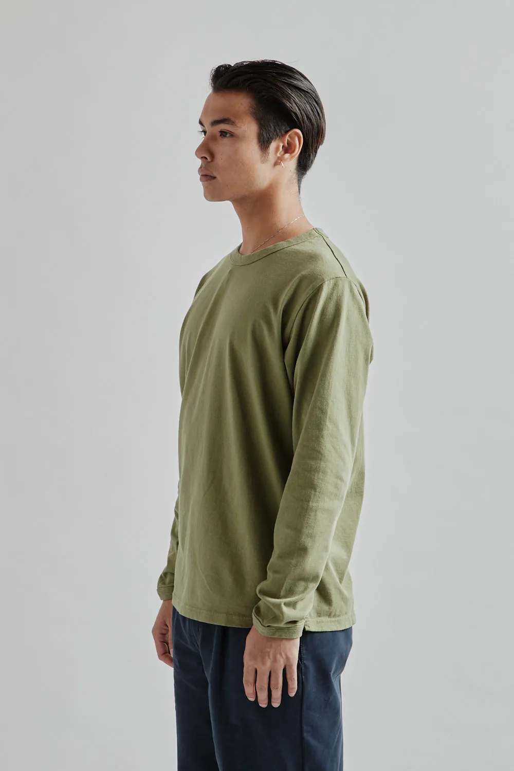 L/S Lead-off T-Shirt - Olive sold by Wallace Mercantile product image thumbnail 4