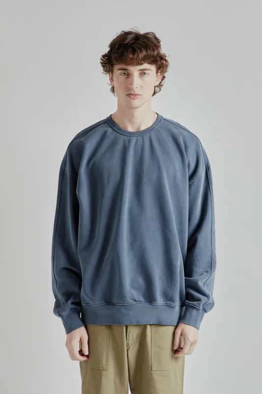 OG Pigment Dyeing Sweatshirt - Blue sold by Wallace Mercantile