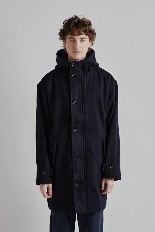 Refuge Wool Jacket - Navy sold by Wallace Mercantile