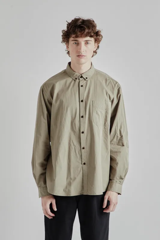 High Count French Shirt - Khaki Grey made by FrizmWORKS