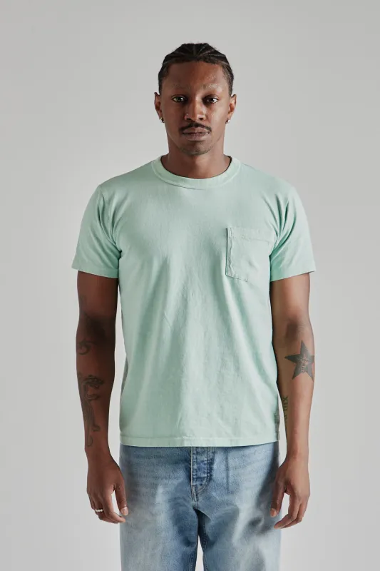 Pigment Dyed Pocket Tee - Nephrite sold by Wallace Mercantile