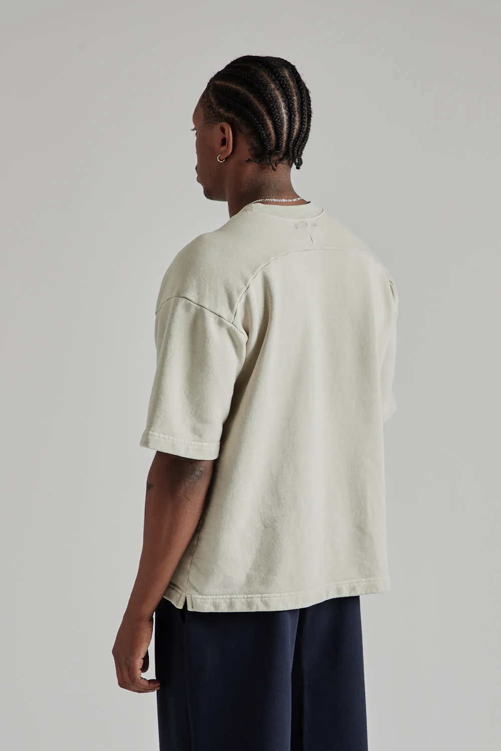 8oz Pigment Dyed Crewneck Big Tee - Grey sold by Wallace Mercantile product image thumbnail 4