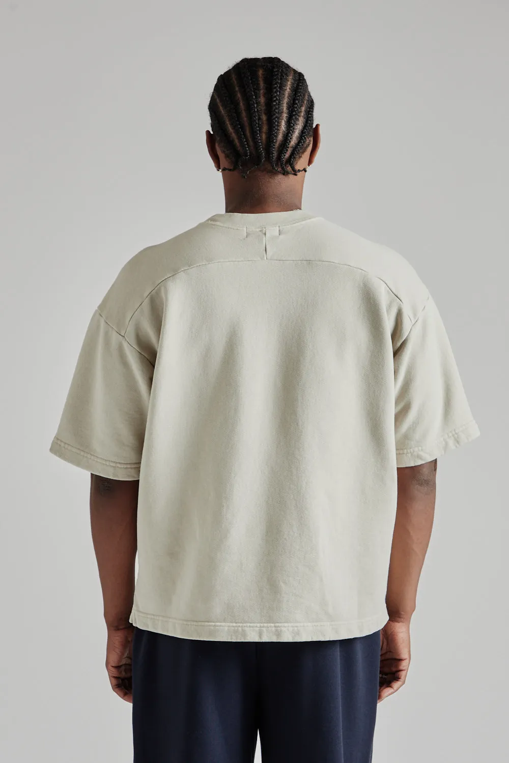 8oz Pigment Dyed Crewneck Big Tee - Grey sold by Wallace Mercantile product image thumbnail 5