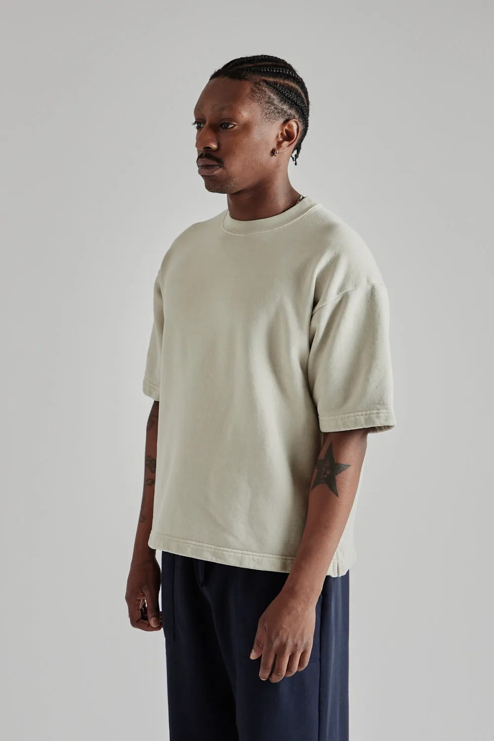 8oz Pigment Dyed Crewneck Big Tee - Grey sold by Wallace Mercantile product image thumbnail 3