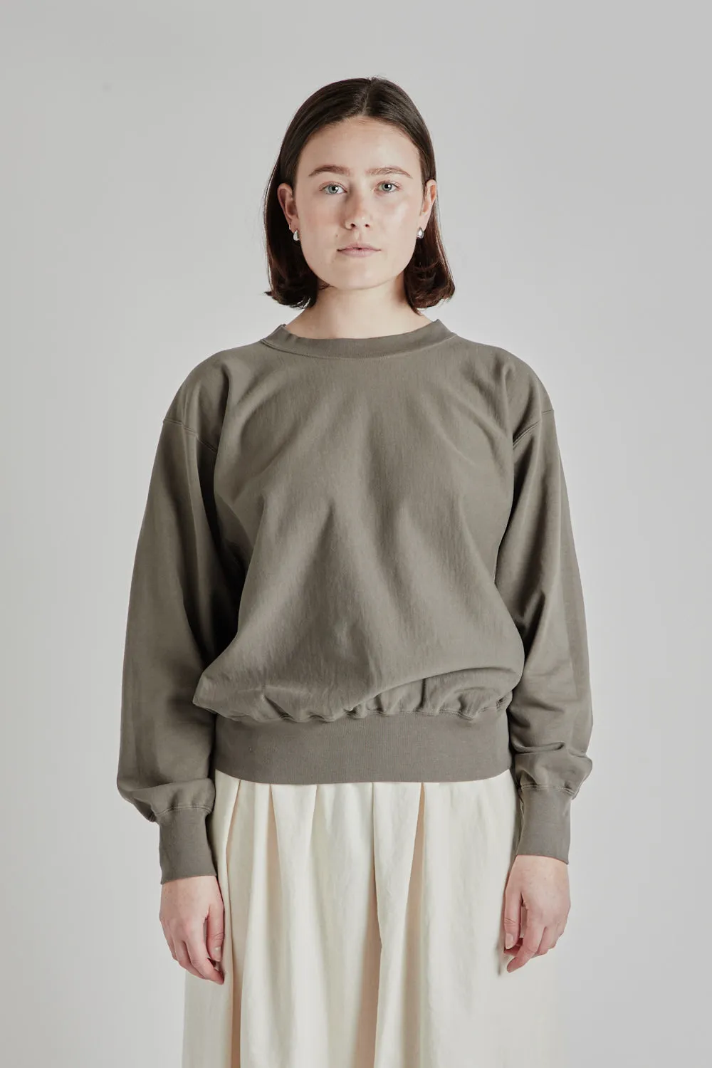 Women's Light Sweat Crewneck P/O - Slate Grey sold by Wallace Mercantile