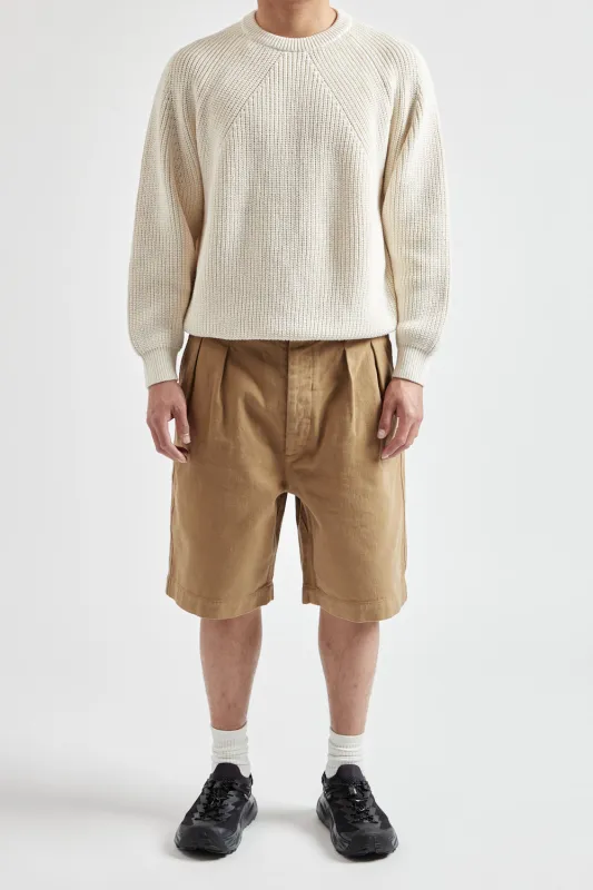 Pleated Shorts - Khaki sold by Wallace Mercantile