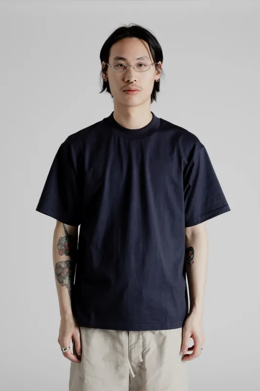 Suvin Supima Light Tube Tee - Navy sold by Wallace Mercantile