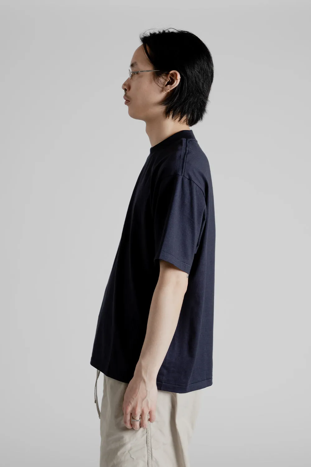 Suvin Supima Light Tube Tee - Navy sold by Wallace Mercantile product image thumbnail 4