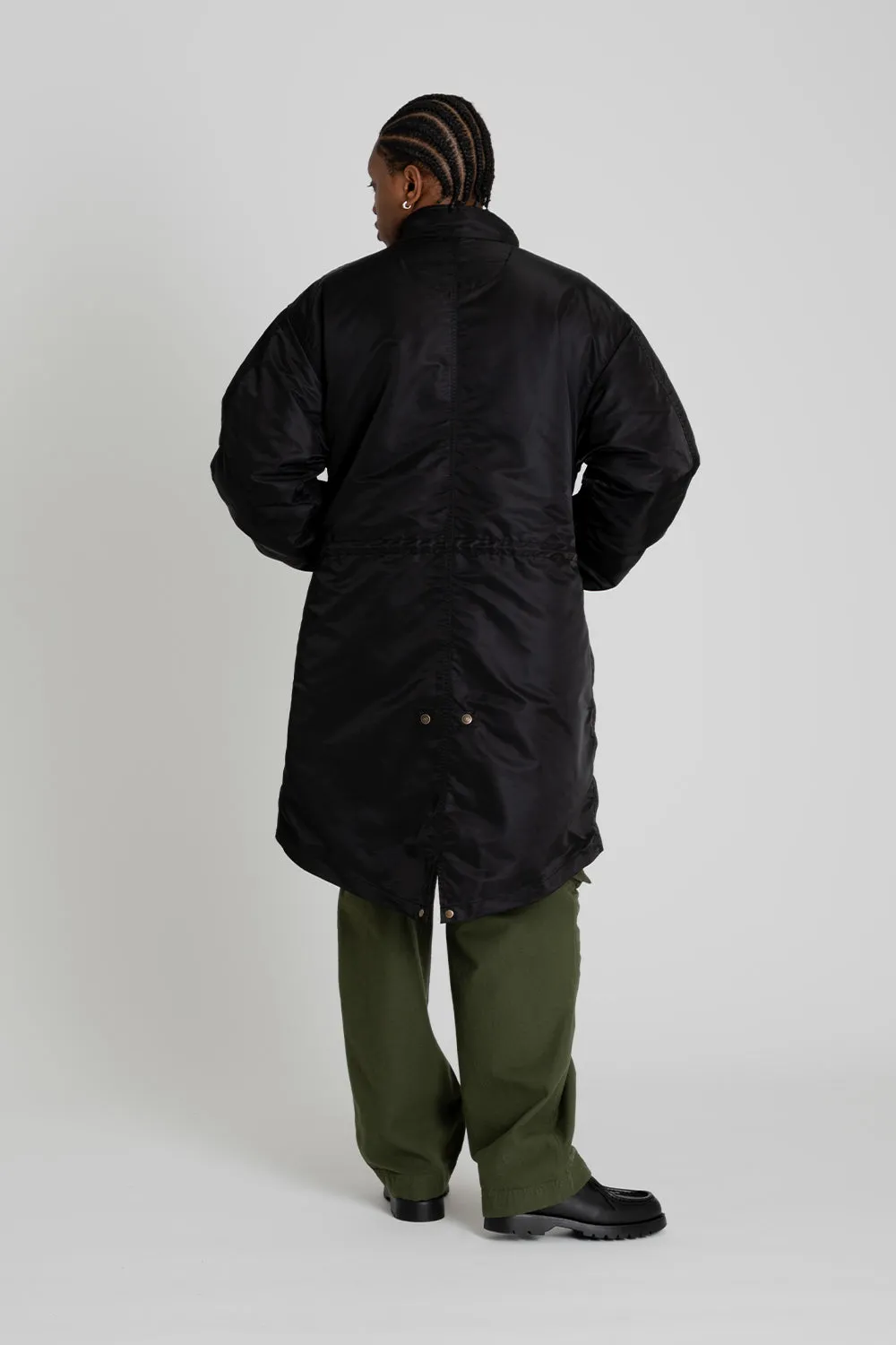Heavy Nylon M65 Fishtail Parka - Black sold by Wallace Mercantile product image thumbnail 3