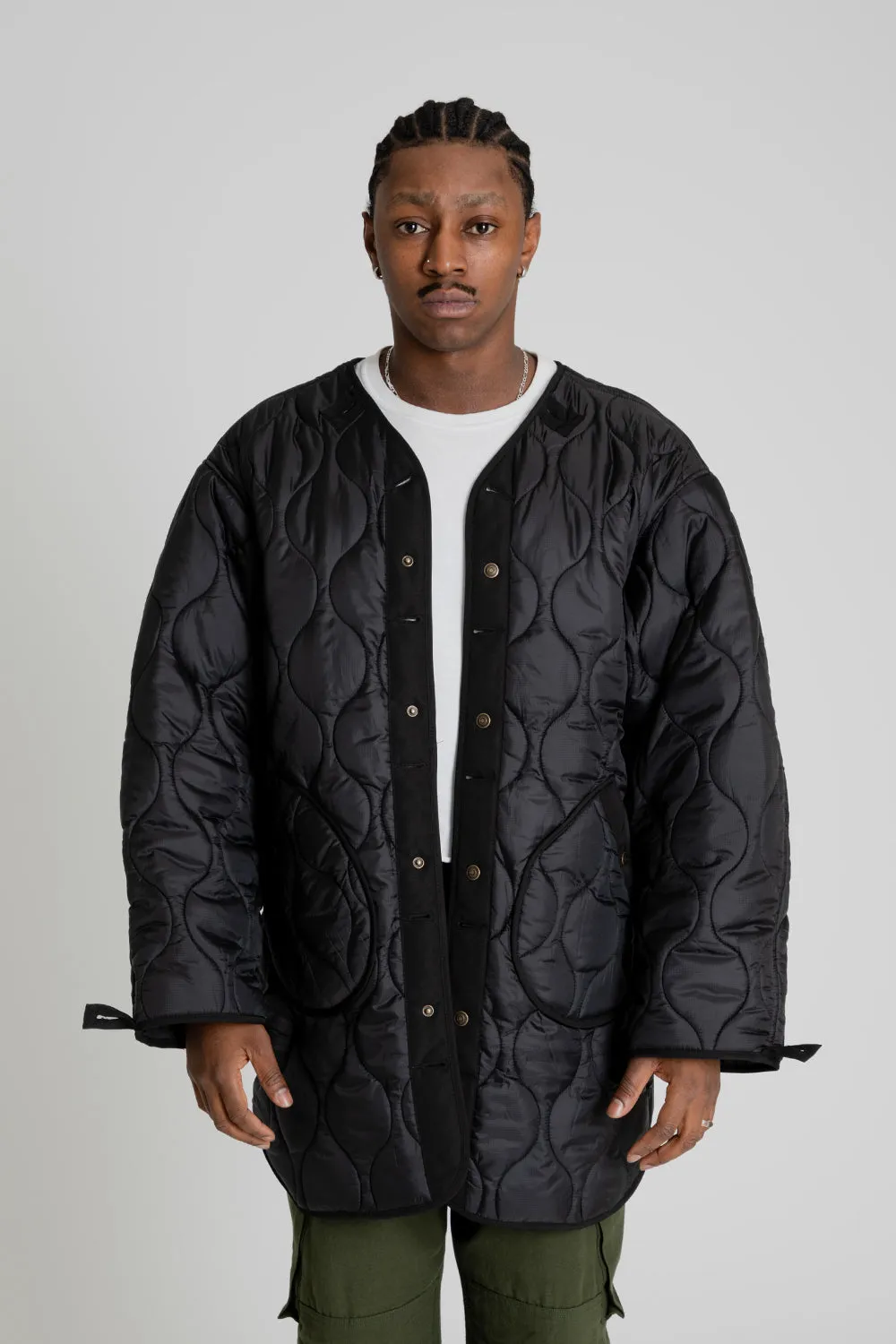 Heavy Nylon M65 Fishtail Parka - Black sold by Wallace Mercantile product image thumbnail 2
