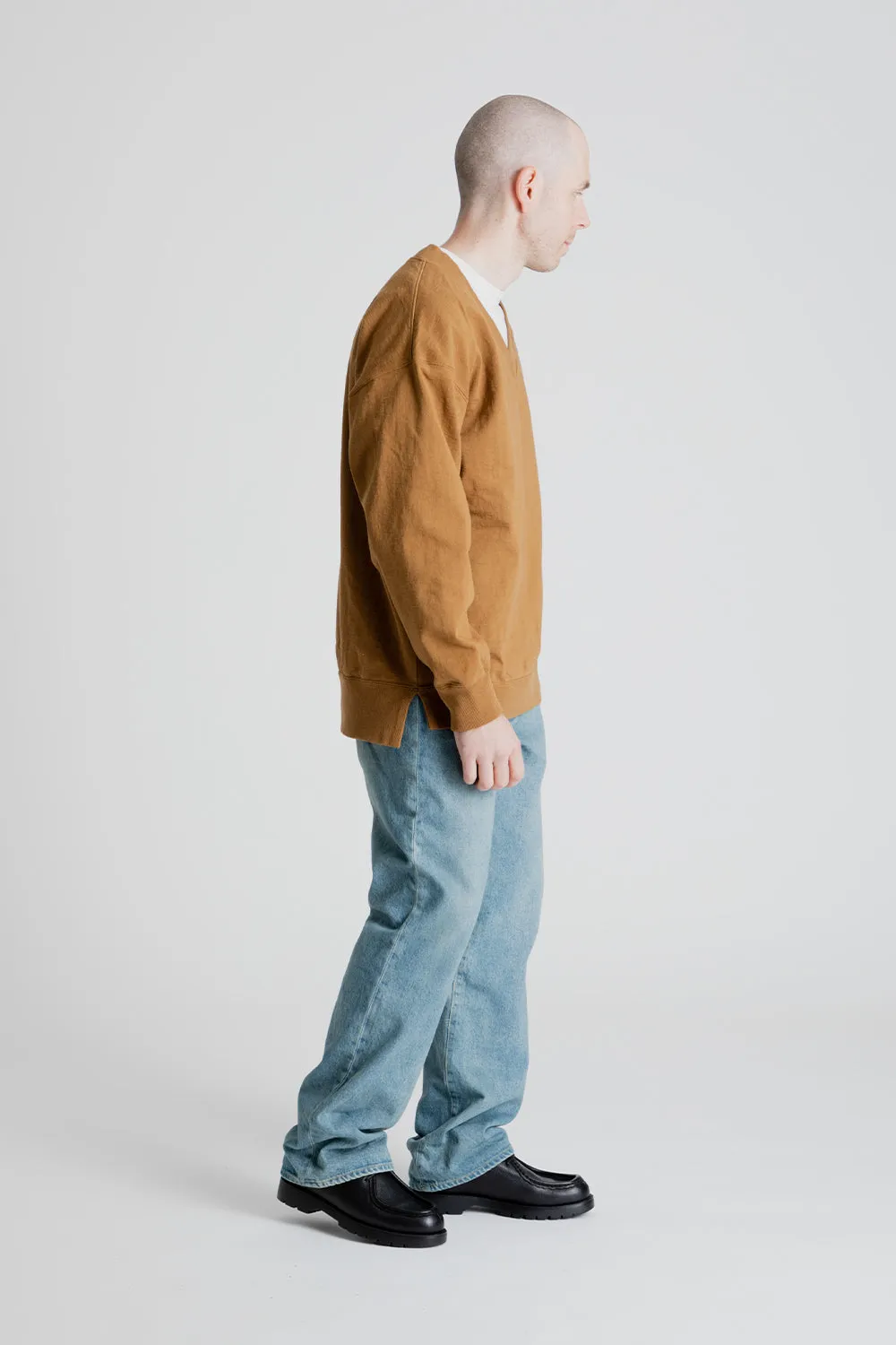 Dotsume V Neck - Honey Brown sold by Wallace Mercantile product image thumbnail 3