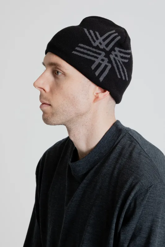 Big Logo Beanie - Black made by Goldwin