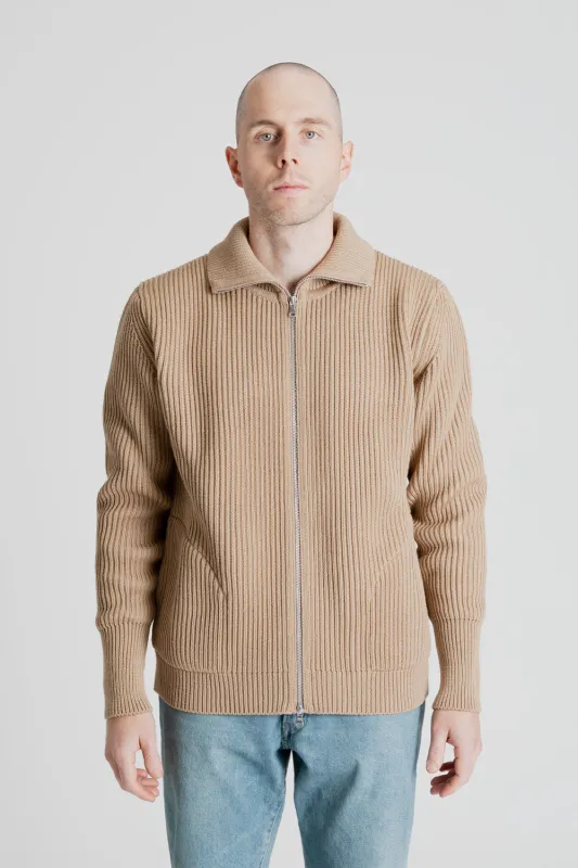 Navy Full Zip with Pockets - Camel sold by Wallace Mercantile