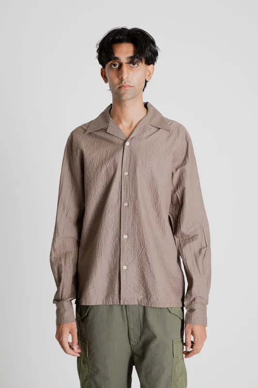 Camp Collar Shirt - Mocha sold by Wallace Mercantile