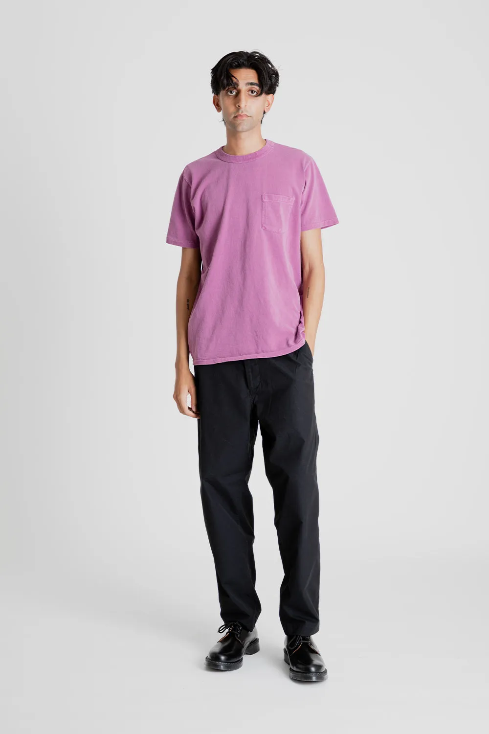 Pigment Dyed Pocket Tee - Plum sold by Wallace Mercantile product image thumbnail 2