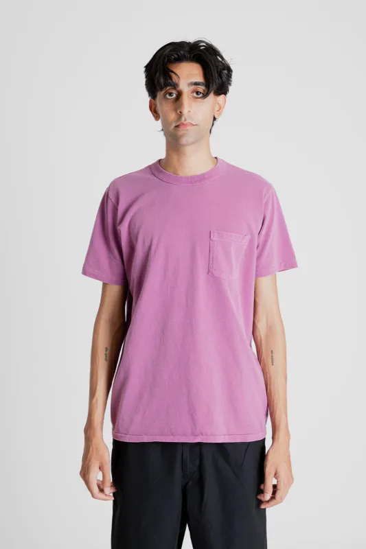 Pigment Dyed Pocket Tee - Plum sold by Wallace Mercantile